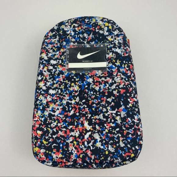Nike Insulated Kids Lunch Tote Bag Black/Multi NWT - Picture 5 of 15
